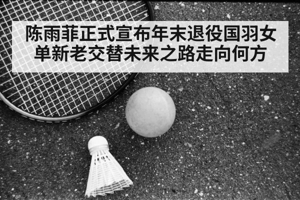 陈雨菲正式宣布年末退役国羽女单新老交替未来之路走向何方