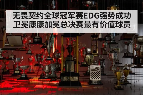 无畏契约全球冠军赛EDG强势成功卫冕康康加冕总决赛最有价值球员